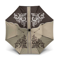 Vintage Western Cowboy Umbrella Brown Version - Wonder Print Shop