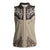 Vintage Western Cowboy Women Sleeveless Polo Shirt Brown Version - Wonder Print Shop