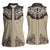 Vintage Western Cowboy Women Sleeveless Polo Shirt Brown Version - Wonder Print Shop