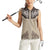 Vintage Western Cowboy Women Sleeveless Polo Shirt Brown Version - Wonder Print Shop
