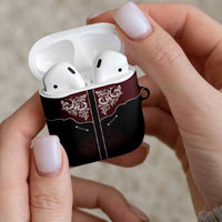 Vintage Western Cowboy AirPods Case Black Version - Wonder Print Shop