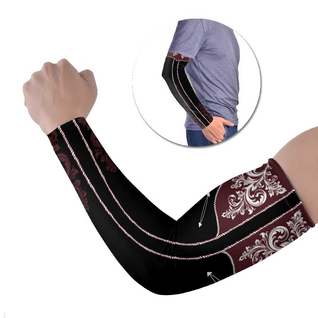 Vintage Western Cowboy Arm Sleeves Black Version - Wonder Print Shop