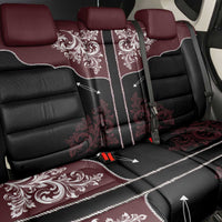 Vintage Western Cowboy Back Car Seat Cover Black Version - Wonder Print Shop