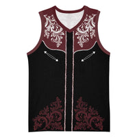 Vintage Western Cowboy Basketball Jersey Black Version - Wonder Print Shop