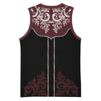 Vintage Western Cowboy Basketball Jersey Black Version - Wonder Print Shop