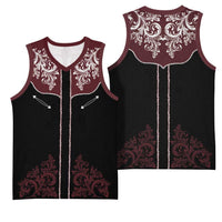 Vintage Western Cowboy Basketball Jersey Black Version - Wonder Print Shop