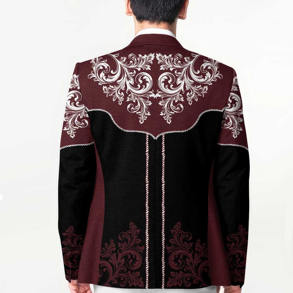 Vintage Western Cowboy Blazer Black Version - Wonder Print Shop