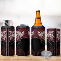 Vintage Western Cowboy 4 in 1 Can Cooler Tumbler Black Version - Wonder Print Shop