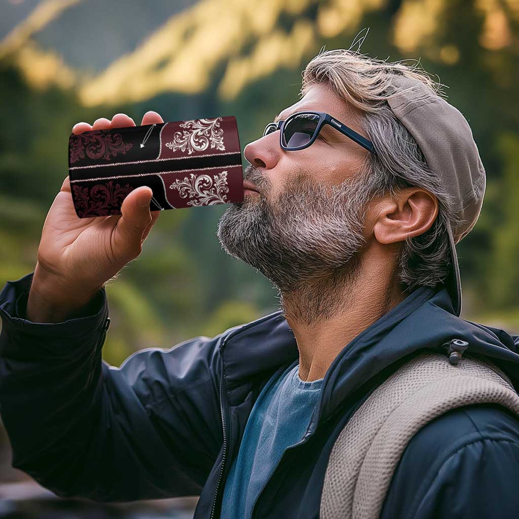 Vintage Western Cowboy 4 in 1 Can Cooler Tumbler Black Version - Wonder Print Shop