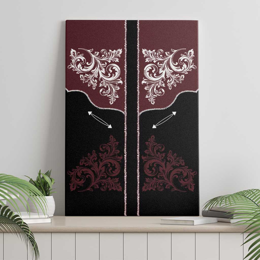 Vintage Western Cowboy Canvas Wall Art Black Version - Wonder Print Shop