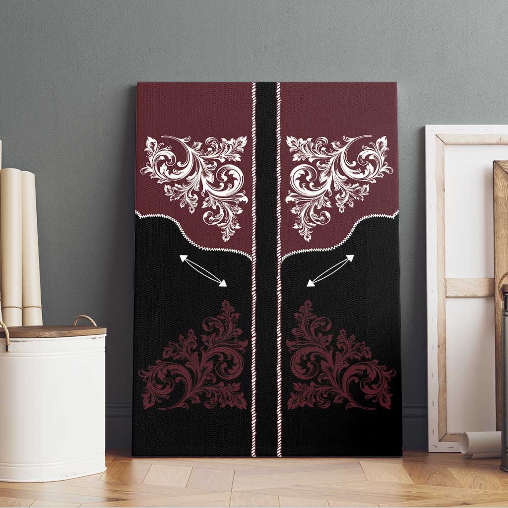 Vintage Western Cowboy Canvas Wall Art Black Version - Wonder Print Shop