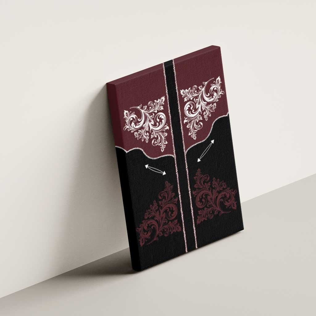 Vintage Western Cowboy Canvas Wall Art Black Version - Wonder Print Shop