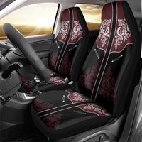 Vintage Western Cowboy Car Seat Cover Black Version - Wonder Print Shop