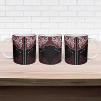 Vintage Western Cowboy Ceramic Mug Black Version - Wonder Print Shop