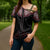 Vintage Western Cowboy Cross Shoulder Shirt Black Version - Wonder Print Shop