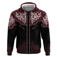 Vintage Western Cowboy Hoodie Black Version - Wonder Print Shop