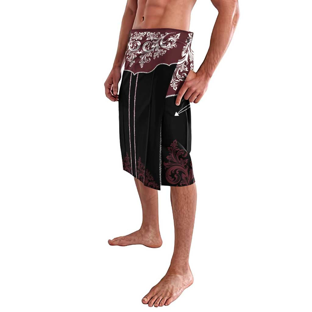 Vintage Western Cowboy Lavalava Black Version - Wonder Print Shop