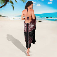 Vintage Western Cowboy Sarong Black Version - Wonder Print Shop
