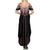 Vintage Western Cowboy Summer Maxi Dress Black Version - Wonder Print Shop