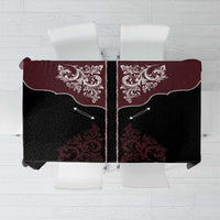 Vintage Western Cowboy Tablecloth Black Version - Wonder Print Shop