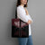 Vintage Western Cowboy Tote Bag Black Version - Wonder Print Shop