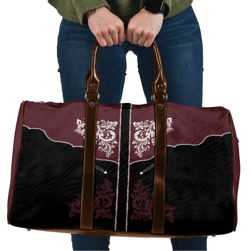 Vintage Western Cowboy Travel Bag Black Version - Wonder Print Shop