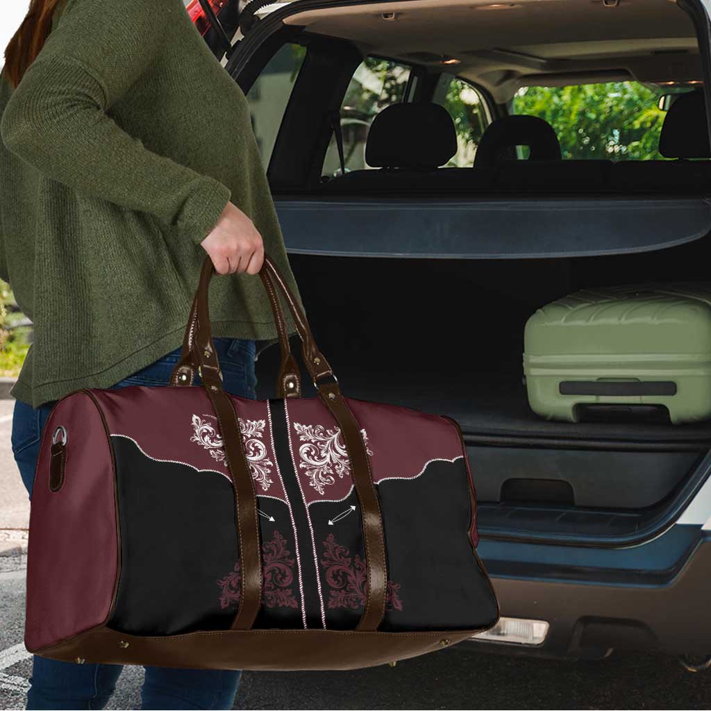 Vintage Western Cowboy Travel Bag Black Version - Wonder Print Shop