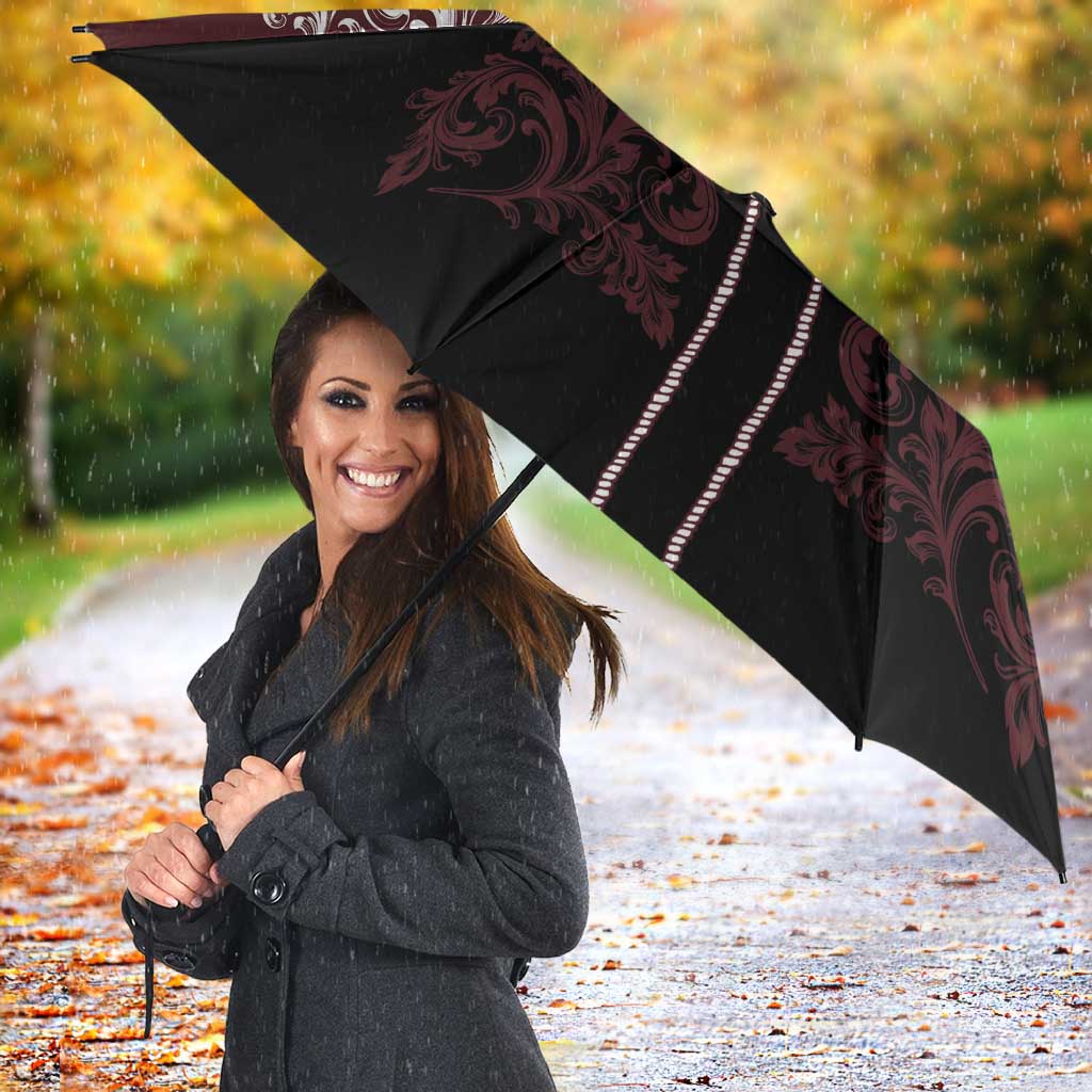 Vintage Western Cowboy Umbrella Black Version - Wonder Print Shop