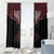 Vintage Western Cowboy Window Curtain Black Version - Wonder Print Shop