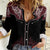 Vintage Western Cowboy Women Casual Shirt Black Version - Wonder Print Shop
