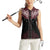 Vintage Western Cowboy Women Sleeveless Polo Shirt Black Version - Wonder Print Shop
