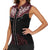 Vintage Western Cowboy Women Sleeveless Polo Shirt Black Version - Wonder Print Shop