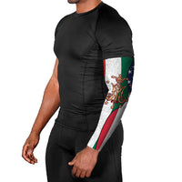 Guadalupe Virgin Mary Arm Sleeves Mexican American Flag - Wonder Print Shop