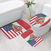 Guadalupe Virgin Mary Bathroom Set Mexican American Flag - Wonder Print Shop