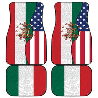 Guadalupe Virgin Mary Car Mats Mexican American Flag - Wonder Print Shop