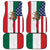 Guadalupe Virgin Mary Car Mats Mexican American Flag - Wonder Print Shop