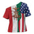 Guadalupe Virgin Mary Cross Shoulder Shirt Mexican American Flag - Wonder Print Shop