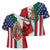 Guadalupe Virgin Mary Cross Shoulder Shirt Mexican American Flag - Wonder Print Shop