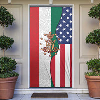 Guadalupe Virgin Mary Door Cover Mexican American Flag - Wonder Print Shop