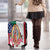 Guadalupe Virgin Mary Luggage Cover Mexican American Flag - Wonder Print Shop