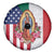 Guadalupe Virgin Mary Spare Tire Cover Mexican American Flag - Wonder Print Shop