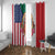 Guadalupe Virgin Mary Window Curtain Mexican American Flag - Wonder Print Shop