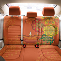 Happy Diwali India Back Car Seat Cover With Rangoli Patterns - Wonder Print Shop