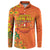 Happy Diwali India Button Sweatshirt With Rangoli Patterns - Wonder Print Shop