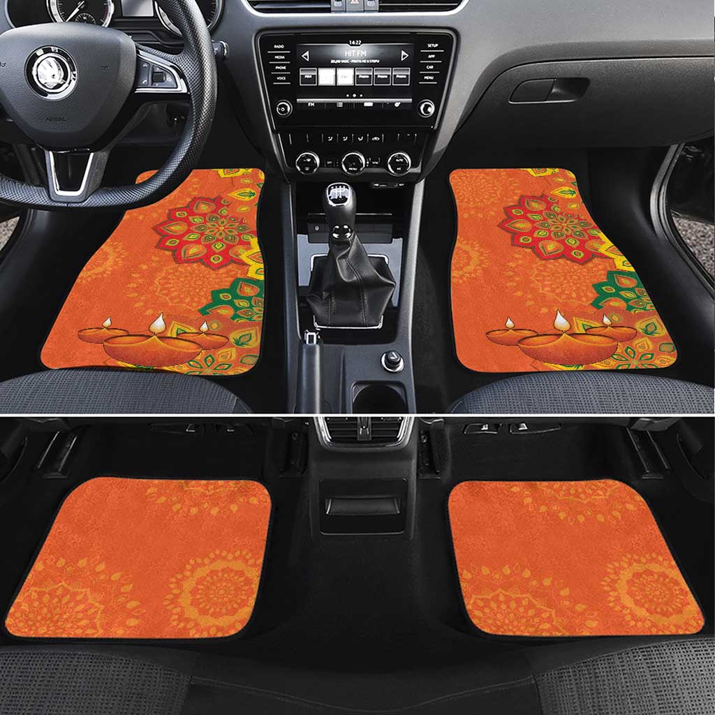 Happy Diwali India Car Mats With Rangoli Patterns - Wonder Print Shop