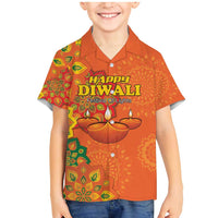 Happy Diwali India Family Matching Mermaid Dress and Hawaiian Shirt With Rangoli Patterns - Wonder Print Shop