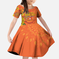 Happy Diwali India Family Matching Puletasi and Hawaiian Shirt With Rangoli Patterns - Wonder Print Shop
