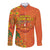 Happy Diwali India Long Sleeve Button Shirt With Rangoli Patterns - Wonder Print Shop