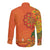 Happy Diwali India Long Sleeve Button Shirt With Rangoli Patterns - Wonder Print Shop