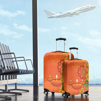 Happy Diwali India Luggage Cover With Rangoli Patterns - Wonder Print Shop